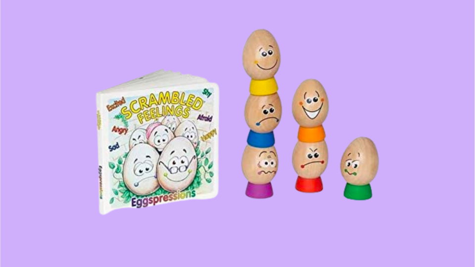 Best Easter basket gifts for toddlers: Eggspressions wooden eggs
