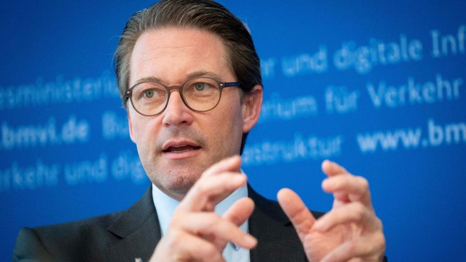 Andreas Scheuer (CSU), Bundesminister für Verkehr und digitale Infrastruktur.