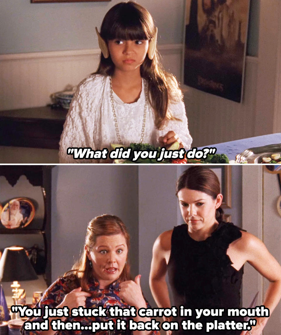 Screenshots from "Gilmore Girls"