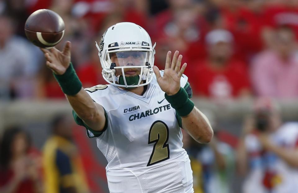 Olsen transferred to Charlotte after he was dismissed from Miami and Towson. (Getty)