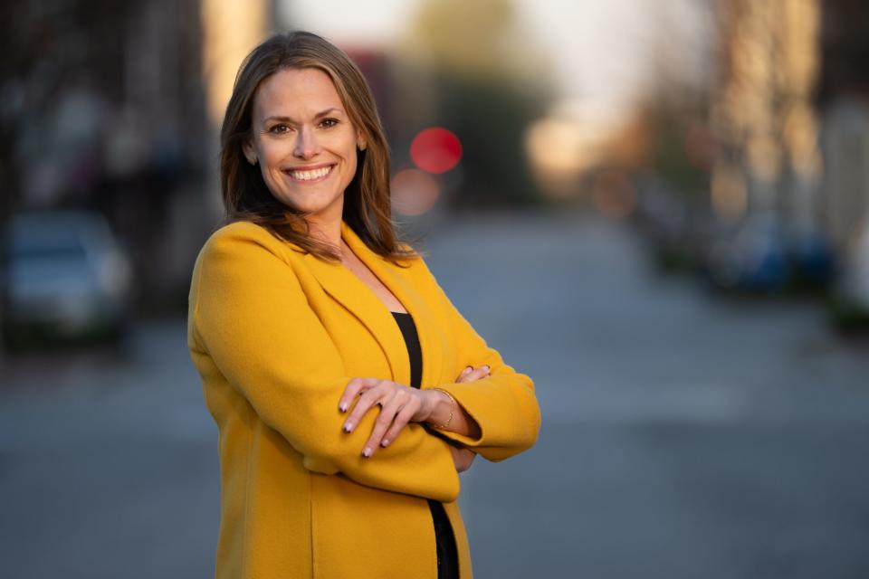  Kathryn Harvey is running as a Democrat in South Carolina’s 4th Congressional District, challenging incumbent Republican William Timmons (Provided by the Kathryn Harvey campaign)