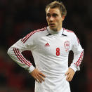 Nom: Christian Eriksen<br>Poste: Milieu<br>Date de naissance (Âge): 14/02/1992 (20)<br>Numéro: 8<br>Club: Ajax (Pays-Bas NED)