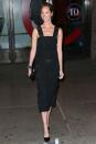 <p>Christy Turlington brought things back to the 1920s with her flapper-inspired black dress that she wore to an event in New York City.</p>