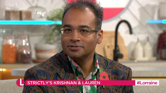 Krishnan Guru-Murthy said Strictly has been very good for him. (ITV screengrab)