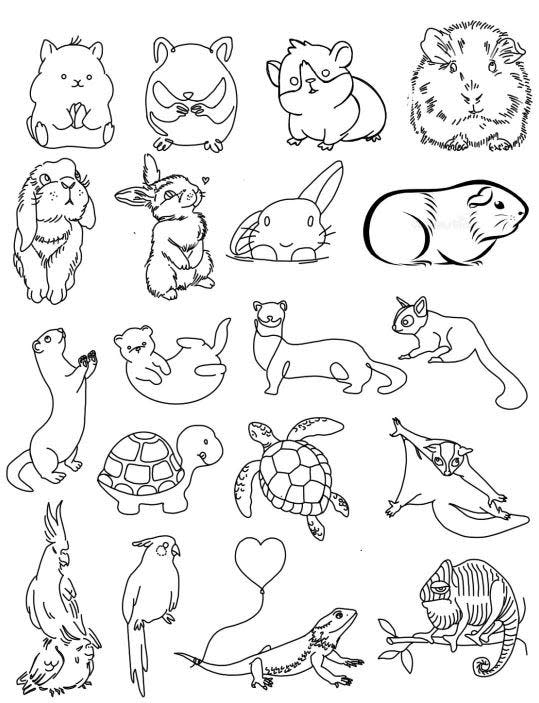 Flash sheets at Divergent Ink for the Tattoos for Rescues event.