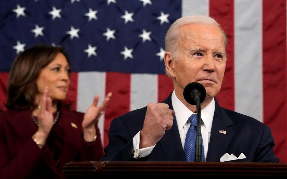 Biden delivers the State of the Union - Jacquelyn Martin/Pool via REUTERS 