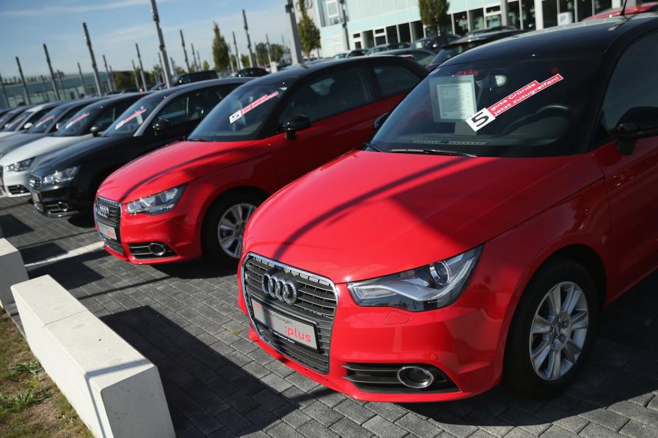 <p>Car dealerships have seen a boom in demand since the pandemic hit and people continue to avoid public transport in large numbers</p> (Getty )