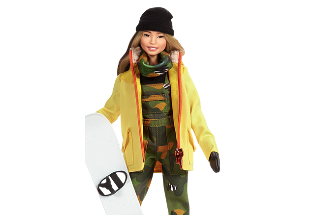 Chloe Kim is getting her very own Barbie. (barbie.mattel.com)