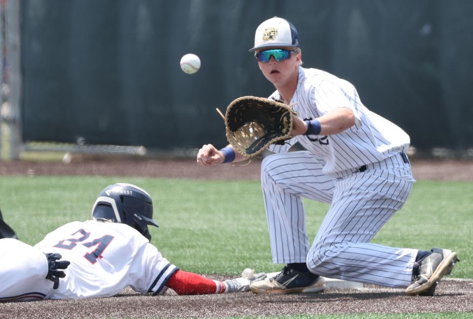 Crimson Cliffs vs. Snow Canyon in the 4A state championship at UVU in Orem on Saturday, May 20, 2023. | Jeffrey D. Allred, Deseret News