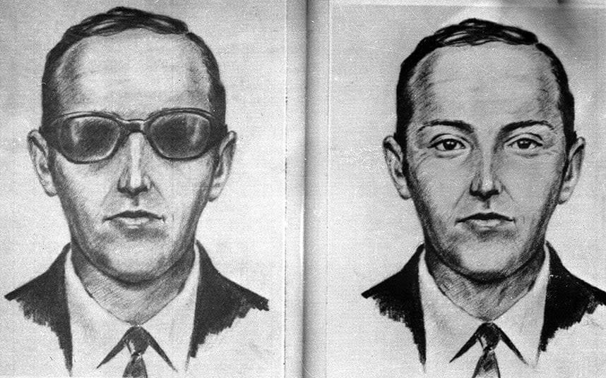 Have you seen this man? These sketches are all the FBI has as to Cooper's appearance - Getty