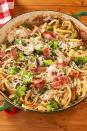 <p>Name a dish more perfect than <a href="https://www.delish.com/uk/cooking/recipes/a28852601/one-pot-chicken-alfredo-recipe/" rel="nofollow noopener" target="_blank" data-ylk="slk:Chicken Alfredo;elm:context_link;itc:0;sec:content-canvas" class="link ">Chicken Alfredo</a>. We'll wait. But seriously, when we're craving carbs, nothing else will do. This version is made extra appealing with the addition of crispy bacon, plus a some broccoli to make it a complete meal. We'd eat this every night if we could.</p><p>Get the <a href="https://www.delish.com/uk/cooking/recipes/a29827202/bacon-and-broccoli-chicken-alfredo-recipe/" rel="nofollow noopener" target="_blank" data-ylk="slk:Bacon Broccoli Chicken Alfredo;elm:context_link;itc:0;sec:content-canvas" class="link ">Bacon Broccoli Chicken Alfredo</a> recipe.</p>