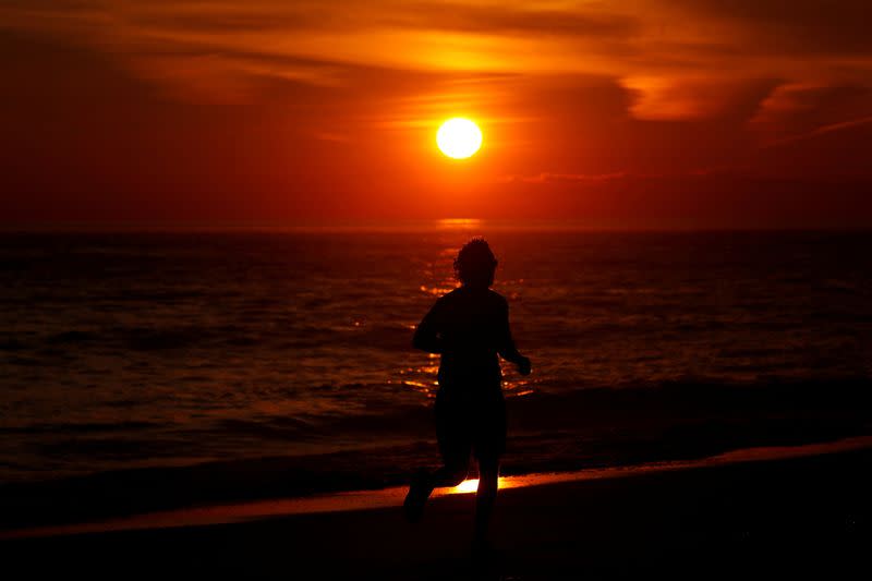 FILE PHOTO: Sunset at Cape May Point New Jersey