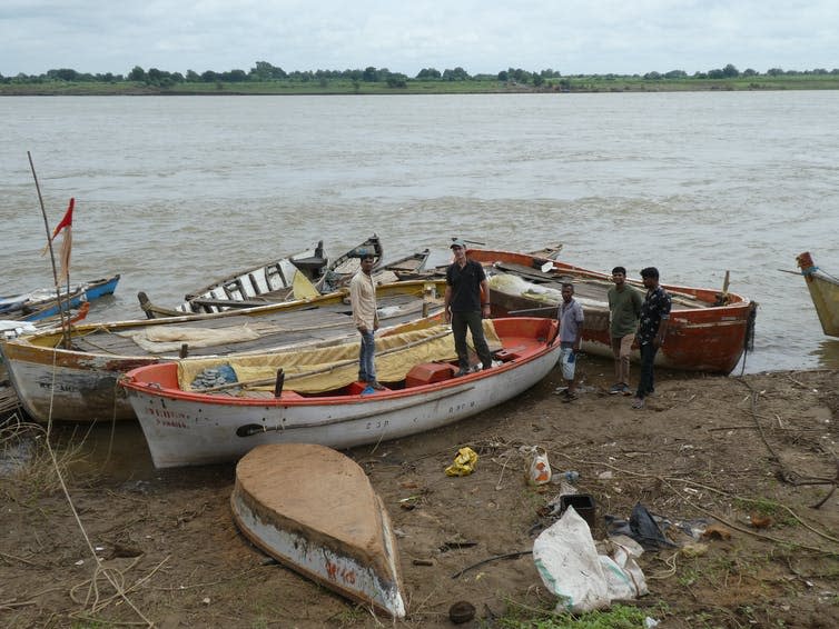 <span class="caption">An 18-year-old boy was killed by a crocodile near this jetty.</span> <span class="attribution"><span class="source">Niyati Patel</span>, <span class="license">Author provided</span></span>