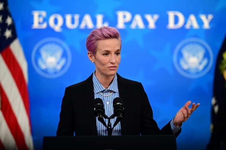 Megan Rapinoe à la Maison Blanche, en mars - JIM WATSON © 2019 AFP