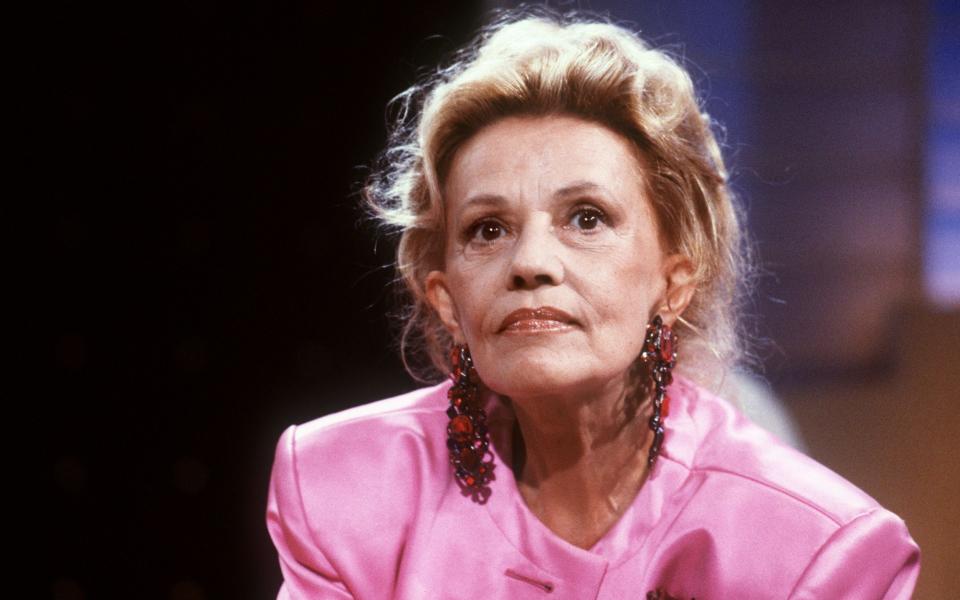 Jeanne Moreau in 1987 - Credit:  AFP