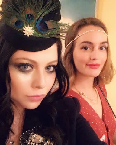 Michelle Trachtenburg/Instagram Michelle Trachtenburg and Leighton Meester