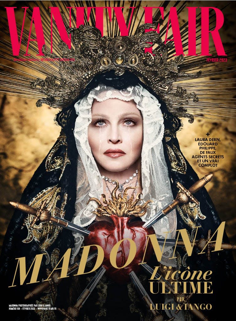 Madonna covers Vanity Fair France for the magazine's "Icons Issue."