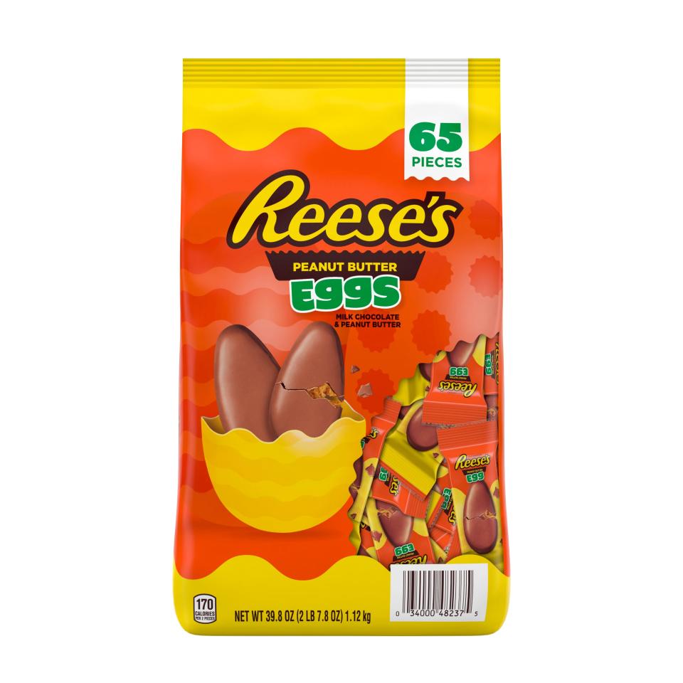 A bag of Reese's Peanut Butter Eggs
