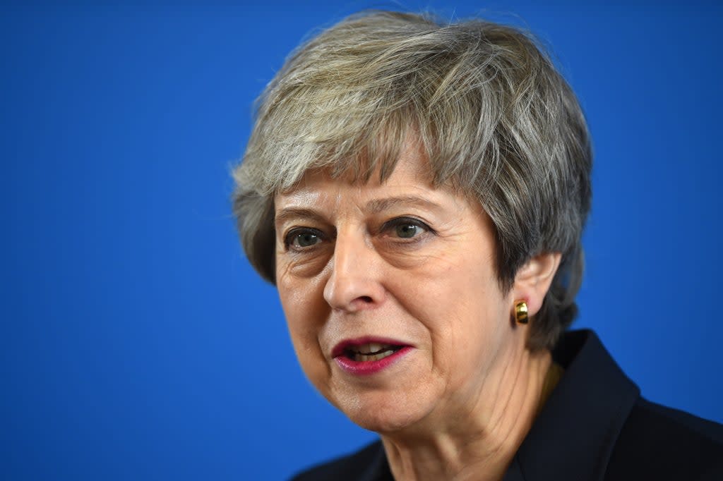 Conservative former prime minister Theresa May (Andy Buchanan/PA) (PA Wire)