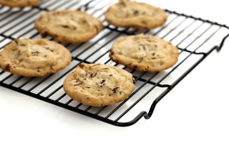 Let's pretend we're meeting in person. I'd bring a plate of these chocolate chip cookies.