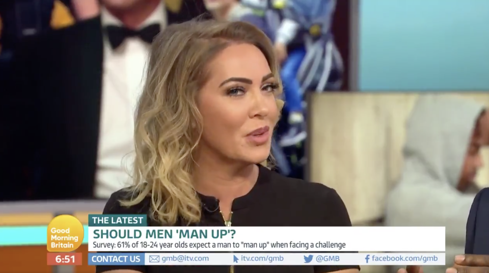Aisleyne Horgan-Wallace has been criticised for saying men should ‘man up’good