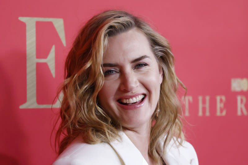 Kate Winslet stars in the comedy "The Regime." Photo by John Angelillo/UPI
