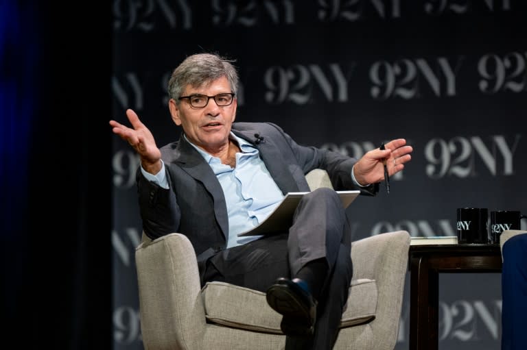 George Stephanopoulos during a public appearance in New York City on September 12, 2023 (Roy Rochlin)