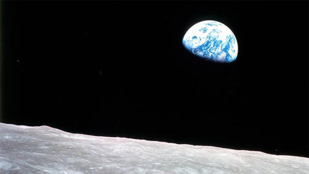 The Earth, as photographed by the astronauts aboard Apollo 8, on Dec. 24, 1968. / Credit: NASA