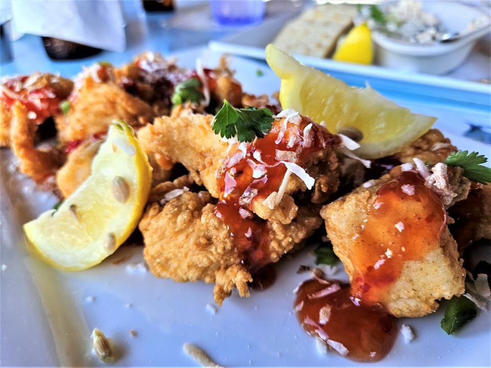 Thai grouper bites at Swordfish Grill in Cortez photographed June 8, 2023.