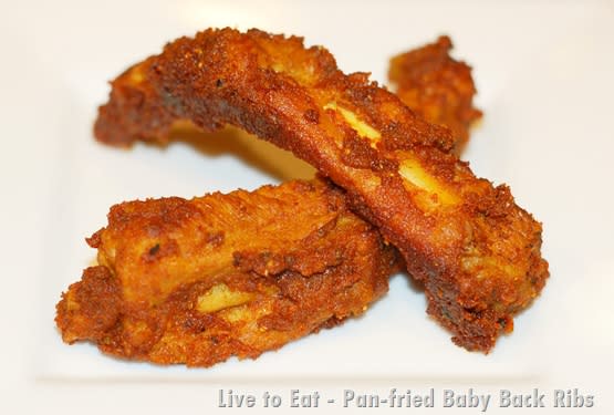 Panfried ribs