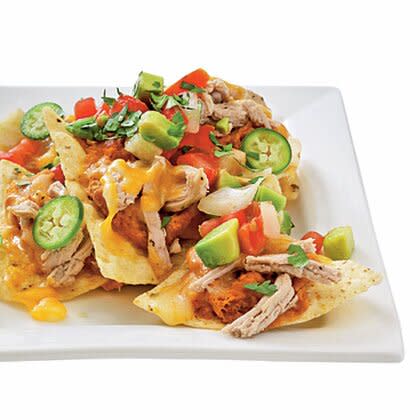 Pork and Pinto Bean Nachos