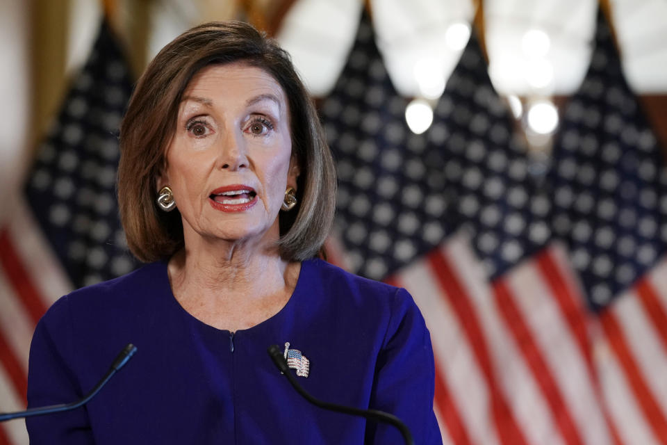 &ldquo;What&rsquo;s big and different is that the speaker of the House ― the speaker of the House! ― has said the impeachment word,&rdquo; Rep. Brenda Lawrence (D-Mich.) said of House Speaker Nancy Pelosi (D-Calif.), pictured here. (Photo: Alex Wong via Getty Images)