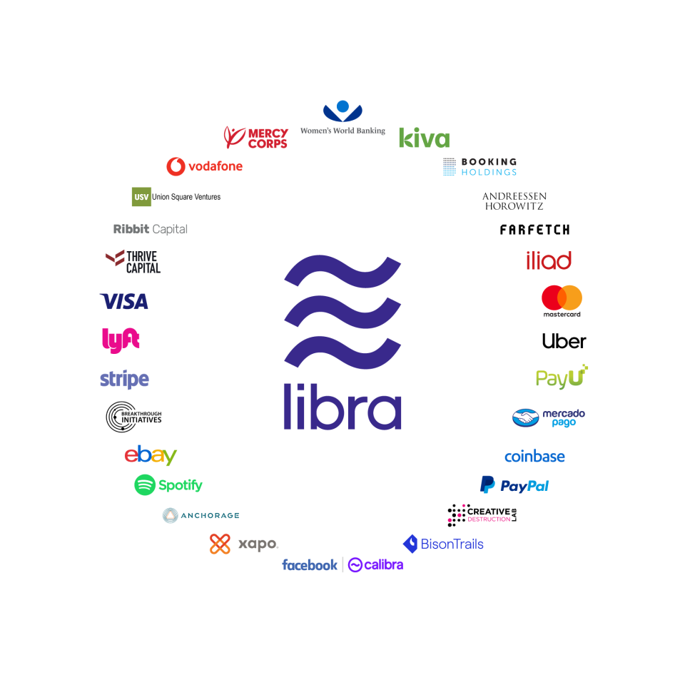 Libra Association's "founding members." (via Libra Association)