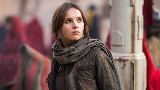 Felicity Jones en Rogue One: Una Historia de Star Wars (2016), Lucasfilm.