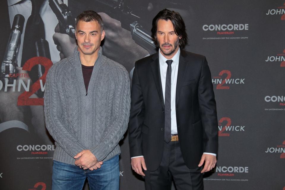 Chad Stahelski and Keanu Reeves. (Bild: ddp)