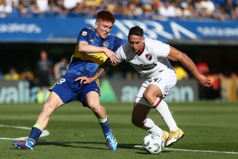 Valentín Barco ante Newell's, el juvenil podría emigrar en el próximo mercado de pases