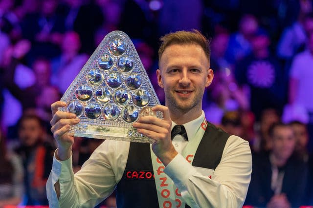 Judd Trump won the Masters last weekend (Steven Paston/PA)