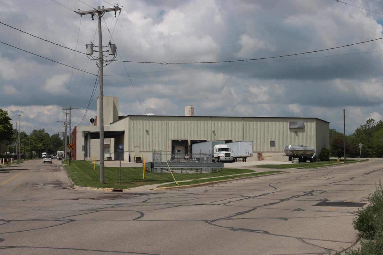 Complaints of foul odors coming from the Crimson Holdings LLC egg-processing plant in Adrian, seen Friday, have led Michigan environmental regulators to issue odor and equipment violation notices.