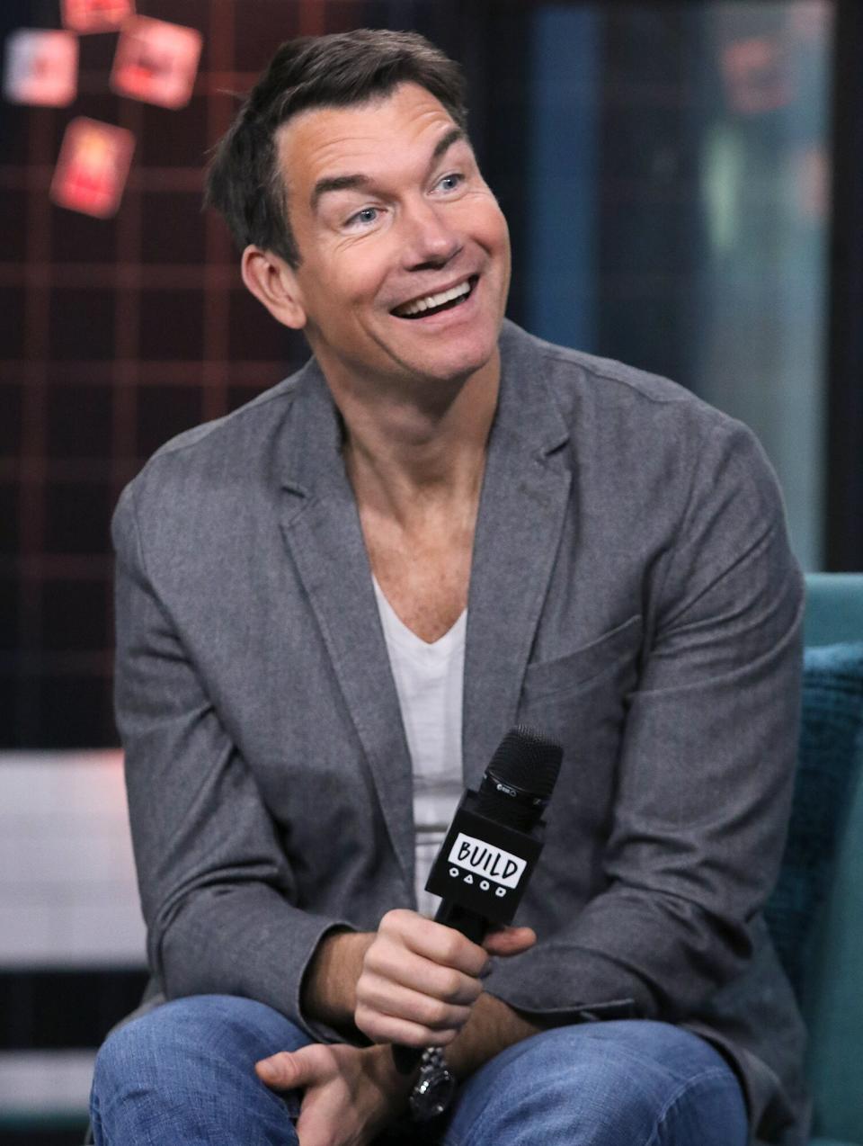 Jerry O'Connell chats about "Carter" at Build Studio in N.Y.C. on Monday. 