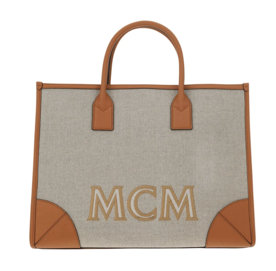 MCM Logo-Embroidered Tote Bag. (PHOTO: Cettire)