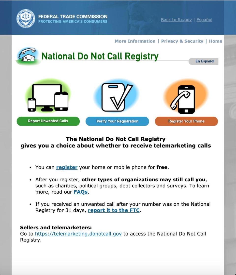 how to block number on landline 1