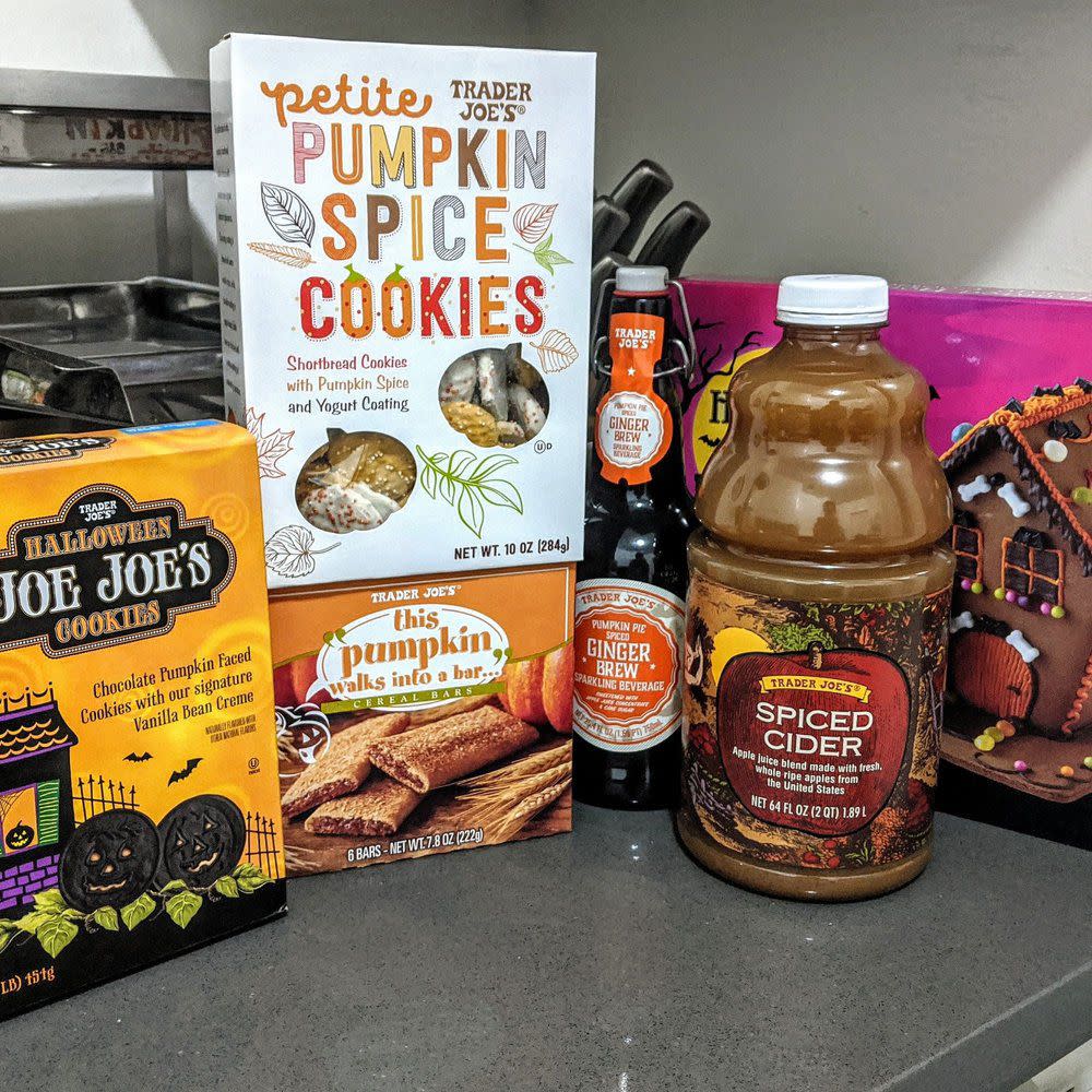 Trader Joe's pumpkin products