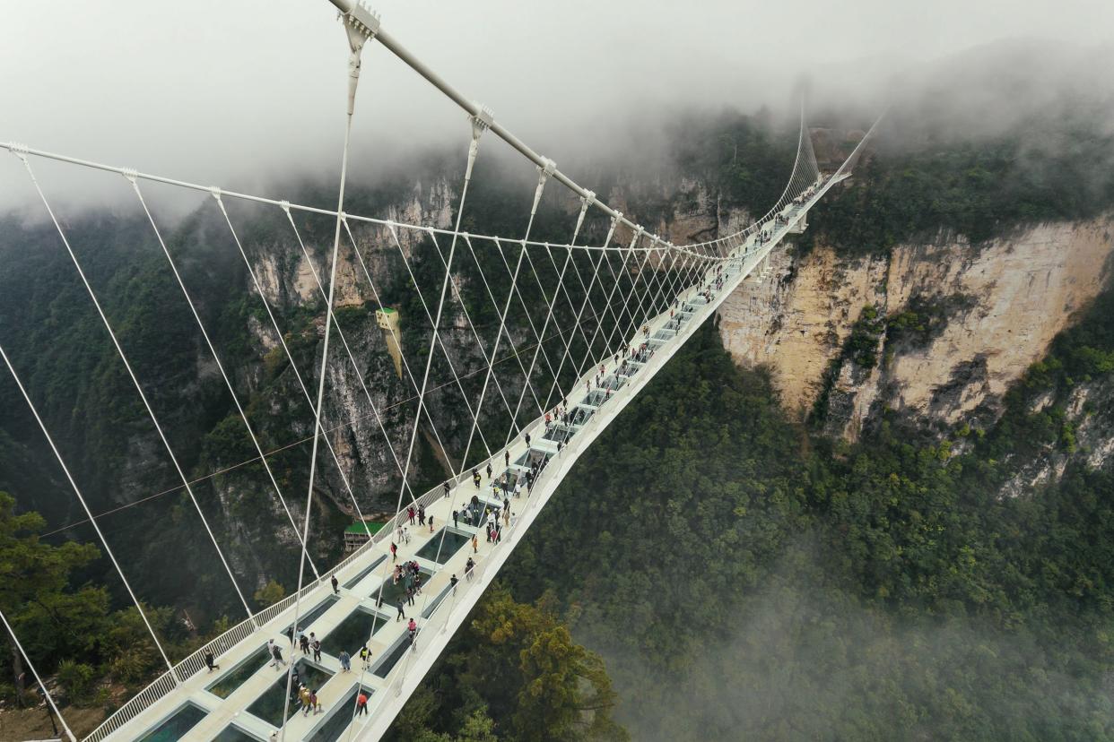 The Zhangjiajie Glass Bridge, Zhangjiajie, China