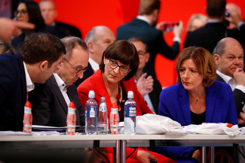 Social Democratic Party (SPD) meeting in Berlin