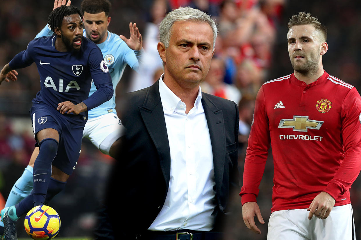 Jose Mourinho could be fishing for a new left-back this summer in the form of Tottenham outcast Danny Rose… if Spurs are willing to pay big bucks for Manchester United outcast Luke Shaw