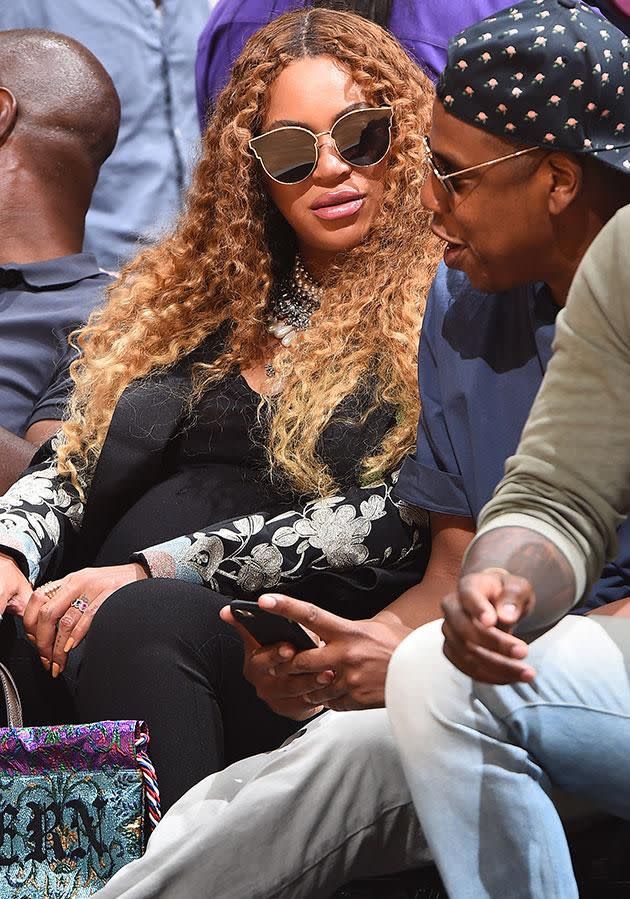 Queen Bey was last seen with him on April 30. Source: Getty