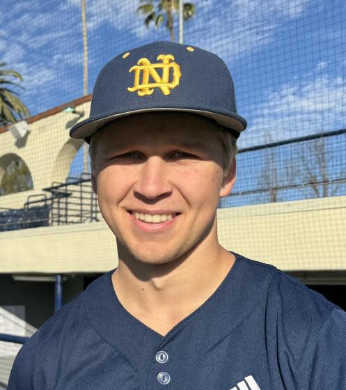 Erik Puodziunas of Sherman Oaks Notre Dame.