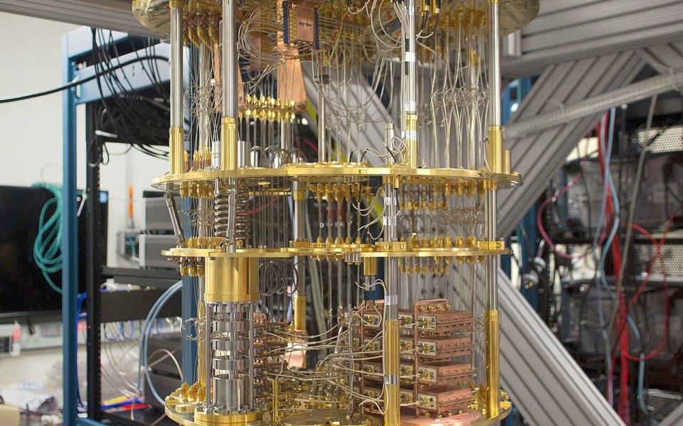 An IBM quantum computer