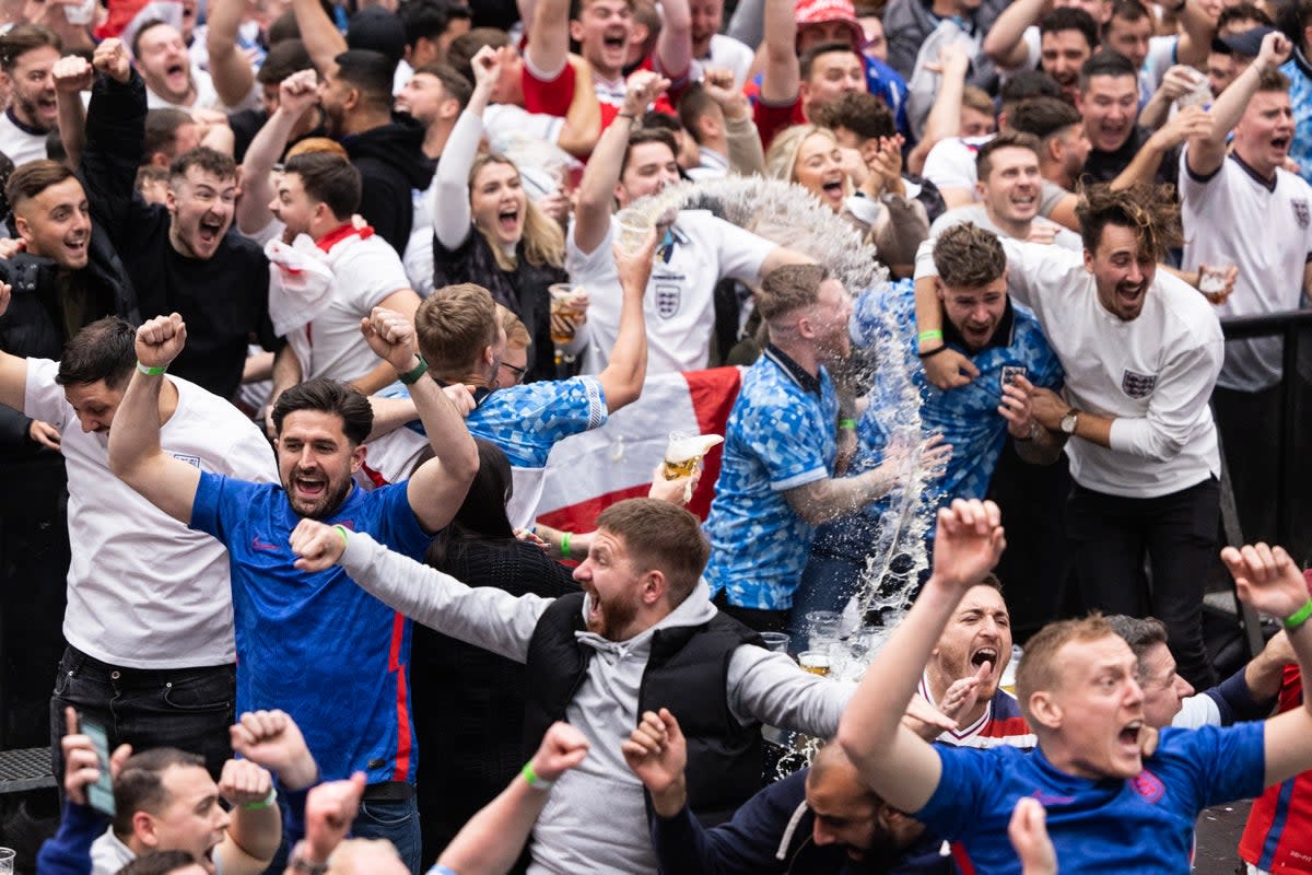 Goal orientated people: finding a good spot to watch the match isn’t always easy  (Getty Images)