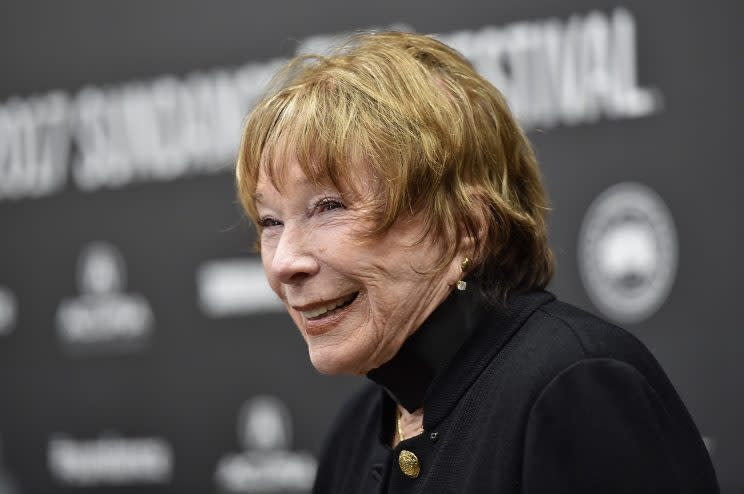 Shirley MacLaine at the 2017 Sundance Film Festival.